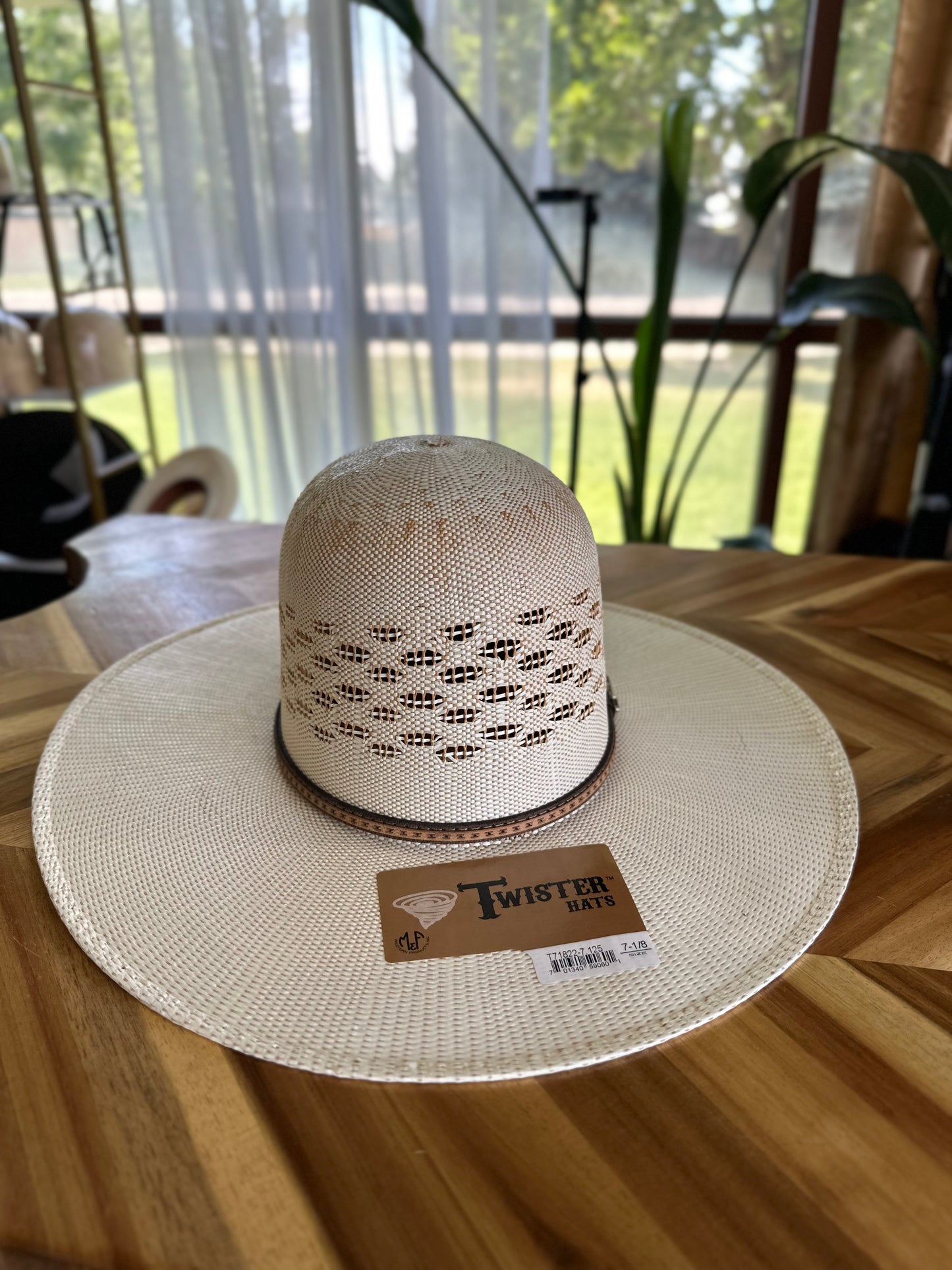 Twister Bangora Straw Western Hat - T71822